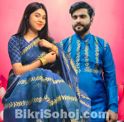 Sharee Panjabi Couple Set